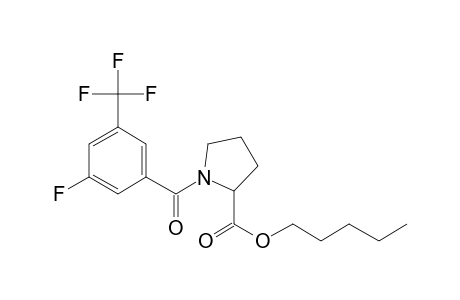 L-Proline, N-(3-fluoro-5-trifluoromethylbenzoyl)-, pentyl ester