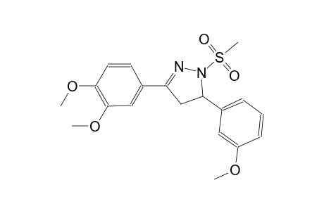 1H-pyrazole, 3-(3,4-dimethoxyphenyl)-4,5-dihydro-5-(3-methoxyphenyl)-1-(methylsulfonyl)-