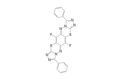 6,13-Difluoro-3,10-diphenylbis[1,2,4]triazolo[3,4-b:3',4'-b']benzo[1,2-c:4,5-e']bis[1,3,4]thiadiazine