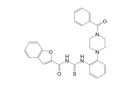 N-(1-benzofuran-2-ylcarbonyl)-N'-[2-(4-benzoyl-1-piperazinyl)phenyl]thiourea