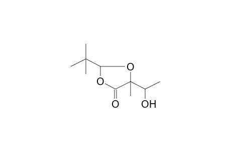 2-t-Butyl-5-(1-hydroxyethyl)-5-methyl-[1,3]dioxolan-4-one