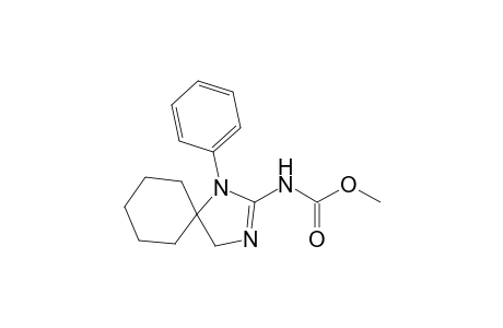 2-Methoxycarbonylamino-1-phenyl-1,3-diazaspiro[4.5]dec-2-ene