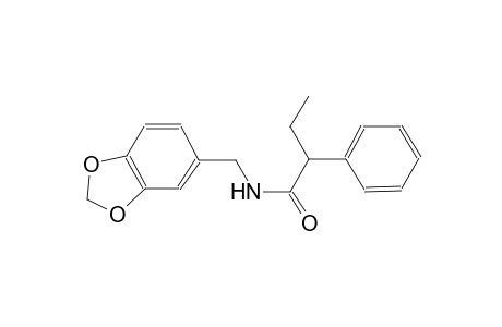 N-(1,3-benzodioxol-5-ylmethyl)-2-phenylbutanamide