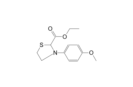 Ethyl 3-(4-methoxyphenyl)-1,3-thiazolidine-2-carboxylate