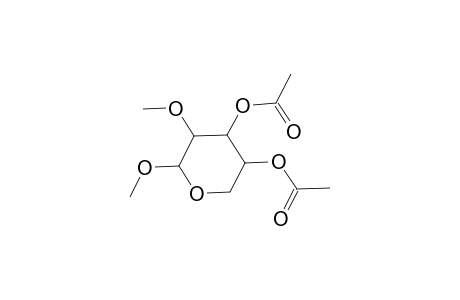 Methyl 3,4-di-O-acetyl-2-O-methylpentopyranoside