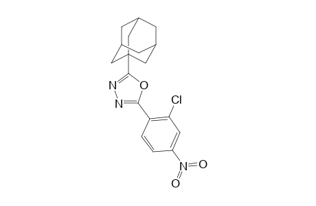 2-(1-Adamantyl)-5-(2-chloro-4-nitrophenyl)-1,3,4-oxadiazole