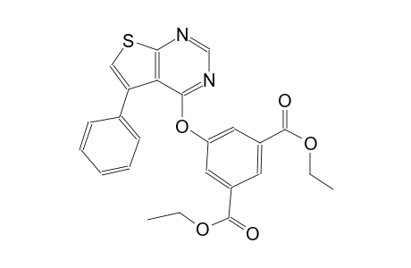 1,3-benzenedicarboxylic acid, 5-[(5-phenylthieno[2,3-d]pyrimidin-4-yl)oxy]-, diethyl ester