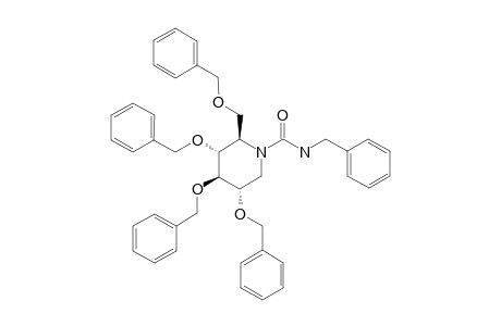 (2R,3R,4R,5S)-N-BENZYL-3,4,5-TRIS-(BENZYLOXY)-2-[(BENZYLOXY)-METHYL]-PIPERIDINE-1-CARBOXAMIDE