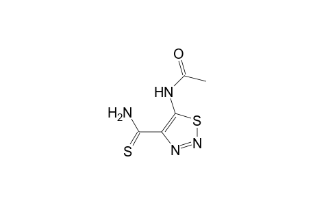 N-(4-carbamothioyl-1,2,3-thiadiazol-5-yl)ethanamide