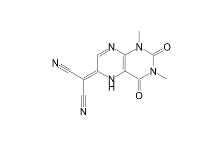2-(1,3-dimethyl-2,4-dioxo-5H-pteridin-6-ylidene)propanedinitrile