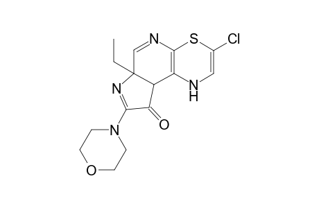 1-Oxo-2-(4-morpholinyl)-3a-ethyl-7-chloromidazolidino[3,2-d]pyrido[2,3-b]-1,4-thiazine