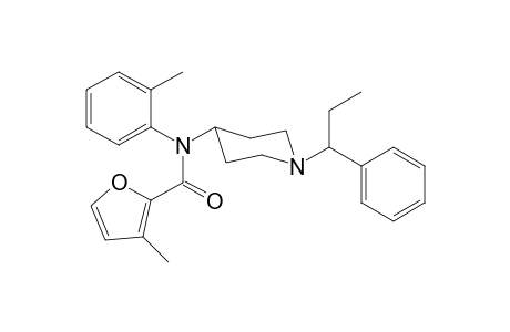 3-Methyl-N-2-methylphenyl-N-[1-(1-phenylpropyl)piperidin-4-yl]furan-2-carboxamide