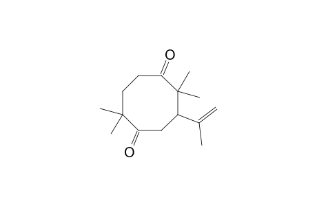 3-isopropenyl-2,2,6,6-tetramethyl-1,5-cyclooctandione
