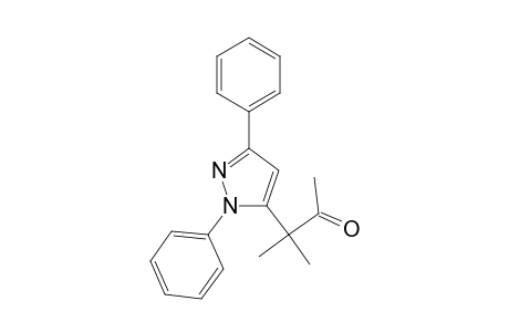 3-(2,5-diphenyl-3-pyrazolyl)-3-methyl-2-butanone