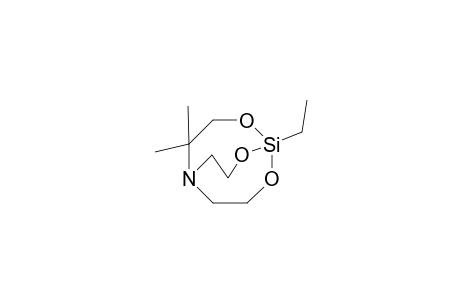 1-Ethyl-4,4-dimethyl-2,8,9-trioxa-5-aza-1-sila-bicyclo[3.3.3]undecane