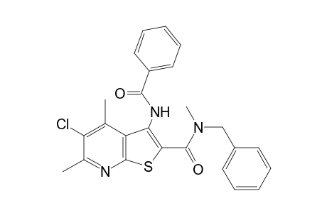 Thieno[2,3-b]pyridine-2-carboxamide, 3-(benzoylamino)-5-chloro-N,4,6-trimethyl-N-(phenylmethyl)-