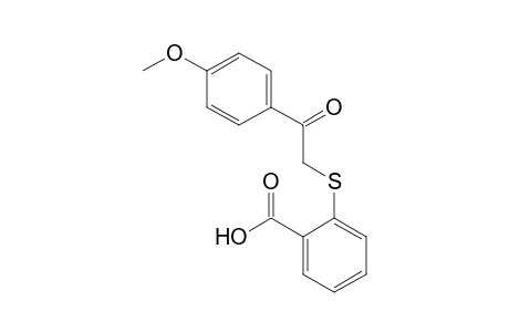 Benzoic acid, 2-[[2-(4-methoxyphenyl)-2-oxoethyl]thio]-