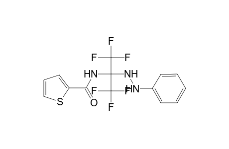 N-[1,1,1,3,3,3-hexafluoro-2-(2-phenylhydrazinyl)propan-2-yl]thiophene-2-carboxamide