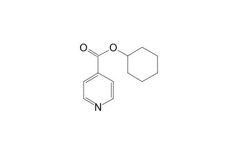 Isonicotinic acid, cyclohexyl ester