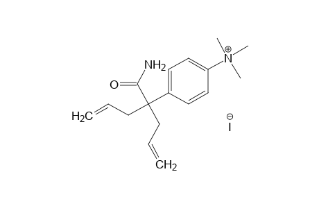 [p-(1-ALLYL-1-CARBAMOYL-3-BUTENYL)PHENYL]TRIMETHYLAMMONIUM IODIDE