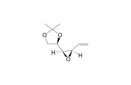 (4R)-2,2-dimethyl-4-[(2S,3R)-3-vinyloxiran-2-yl]-1,3-dioxolane