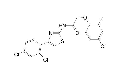 2-(4-chloro-2-methylphenoxy)-N-[4-(2,4-dichlorophenyl)-1,3-thiazol-2-yl]acetamide