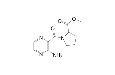 Methyl-N-(3-amino-pyrazin-2-carbonyl)pyrrolidine-2-carboxylate