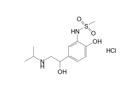 2'-hydroxy-5'-[1-hydroxy-2-(isopropylamino)ethyl]methanesulfonanilide, hydrochloride