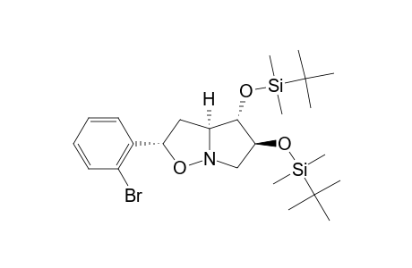(2S,3aS,4S,5S)-2-(2-Bromophenyl)-4,5-bis-(tert-butyldimethylsilyloxy)hexahydropyrrolo[1,2-b][1,2]oxazole