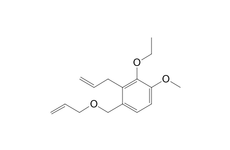 2-Allyl-1-allyloxymethyl-3-ethoxy-4-methoxybenzene