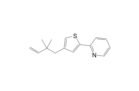 2-[4-(2,2-dimethylbut-3-enyl)-2-thienyl]pyridine