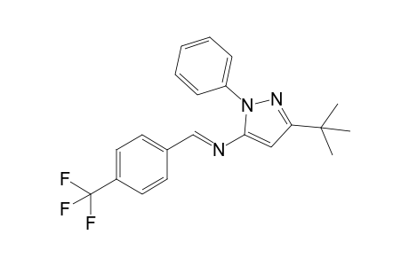 (E)-3-tert-Butyl-1-phenyl-N-[4-(trifluoromethyl)benzylidene]-1H-pyrazol-5-amine