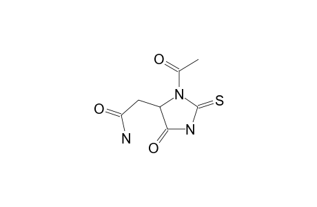 2-(3'-ACETYL-5'-OXO2'-THIOXOIMIDAZOLIDIN-4'-YL)-ACETAMIDE