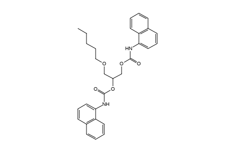 1-NAPHTHALENECARBAMIC ACID, [(PENTYLOXY)METHYL]ETHYLENE ESTER