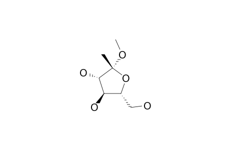 METHYL-1-DEOXY-BETA-D-FRUCTOFURANOSIDE