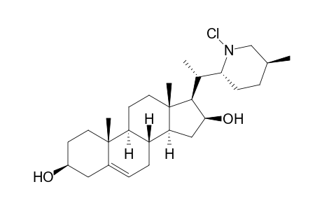 16,28-Secosolanid-5-ene-3,16-diol, 28-chloro-, (3.beta.,16.beta.,22.alpha.,25.beta.)-