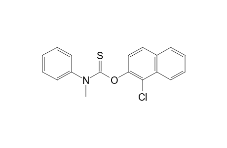 N-methylthiocarbanillic acid, O-(1-chloro-2-naphthyl) ester