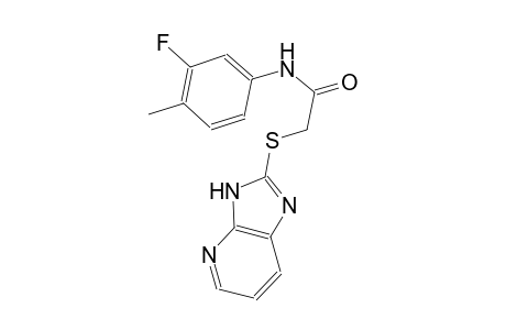 N-(3-fluoro-4-methylphenyl)-2-(3H-imidazo[4,5-b]pyridin-2-ylsulfanyl)acetamide
