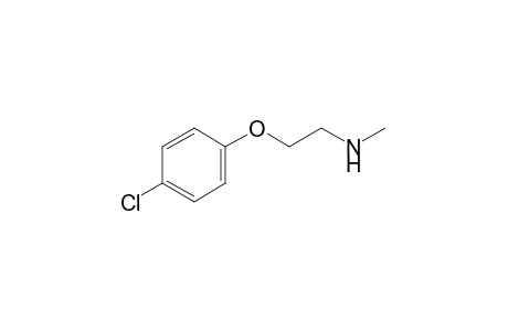 2-(p-chlorophenoxy)-N-methylethylamine