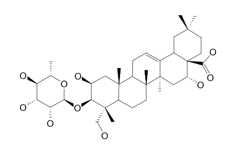 POLYGALACIC-ACID-3-O-RAMNOPYRANOSIDE;3-O-ALPHA-L-RAMNOPYRANOSYL-2-BETA,3-BETA,16-ALPHA,23-TETRAHYDROXYOLEAN-12-EN-28-OIC-ACID