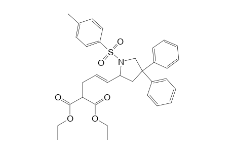 (E)-Diethyl 2-[3-(4,4-Diphenyl-1-tosylpyrrolidin-2-yl)allyl]malonate