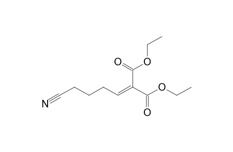 1-Cyano-5,5-bis(ethyloxycarbonyl)pent-4-ene
