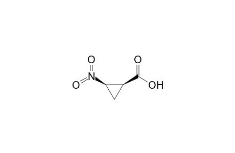 (1S,2R)-2-nitro-1-cyclopropanecarboxylic acid