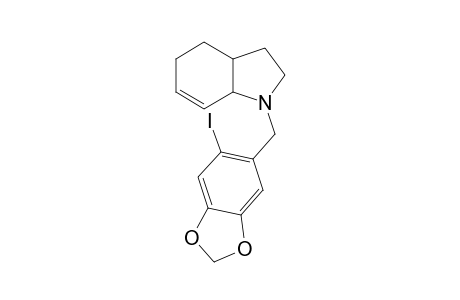 1-( 6'-Iodo-1',3'-benzodioxol-5'-yl)methyl]-2,3,3a,4,5,7a-hexahydro-1H-indole