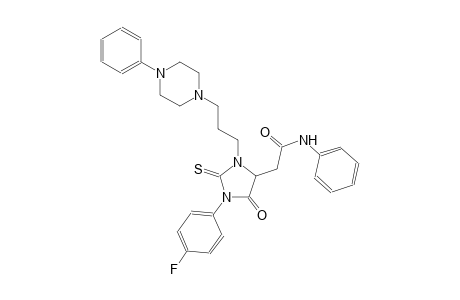 4-imidazolidineacetamide, 1-(4-fluorophenyl)-5-oxo-N-phenyl-3-[3-(4-phenyl-1-piperazinyl)propyl]-2-thioxo-