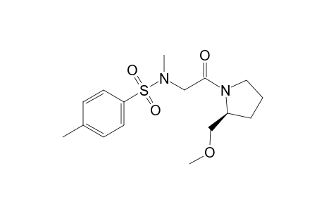N-[2-keto-2-[(2S)-2-(methoxymethyl)pyrrolidino]ethyl]-N,4-dimethyl-benzenesulfonamide
