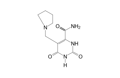 2,6-DIOXO-5-[(1-PYRROLIDINYL)METHYL]-1,2,3,6-TETRAHYDRO-4-PYRIMIDINECARBOXAMIDE