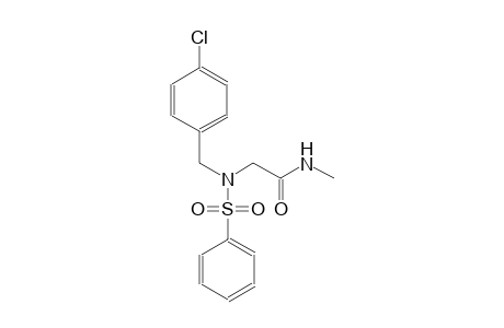 2-[(4-chlorobenzyl)(phenylsulfonyl)amino]-N-methylacetamide