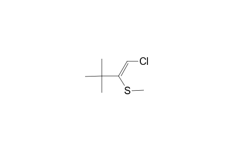 (Z)-1-chloranyl-3,3-dimethyl-2-methylsulfanyl-but-1-ene