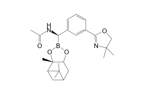 N-[(R)-[3-(4,4-Dimethyl-4,5-dihydro-oxazol-2-yl)-phenyl]-((S)-2,9,9-trimethyl-3,5-dioxa-4-bora-tricyclo[6.1.1.0*2,6*]dec-4-yl)-methyl]-acetamide